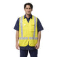King Gee Originals Hi Vis X Back Cotton Drill Vest (K57007)