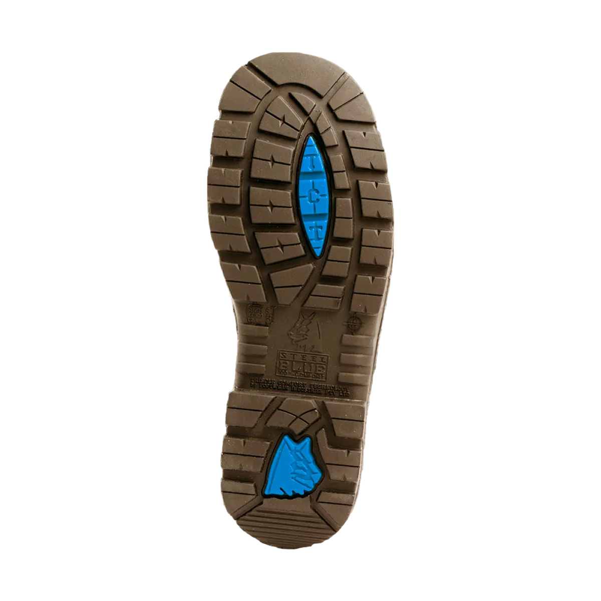 Steel Blue Argyle Zip Scuff Waterproof Boot (312639)