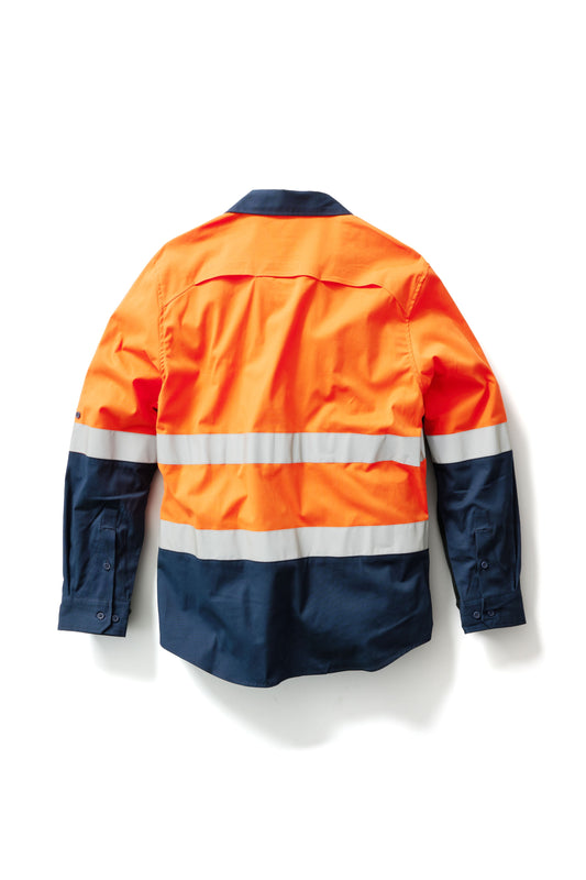 XDMG Workwear Tapped Long Sleeve Hi Vis Shirt (ULS-1T)