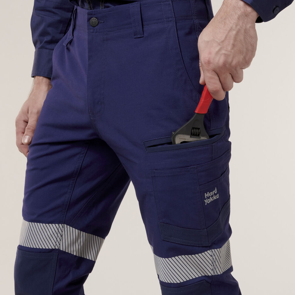 Hard Yakka Raptor Cuff Pant With Tape (Y02586)