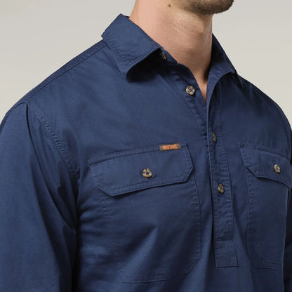 Hard Yakka Mustang Closed Front Work Shirt (Y04004)
