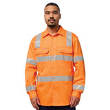 Hard Yakka Biomotion Hi-vis Taped Cotton Shirt (Y04265)