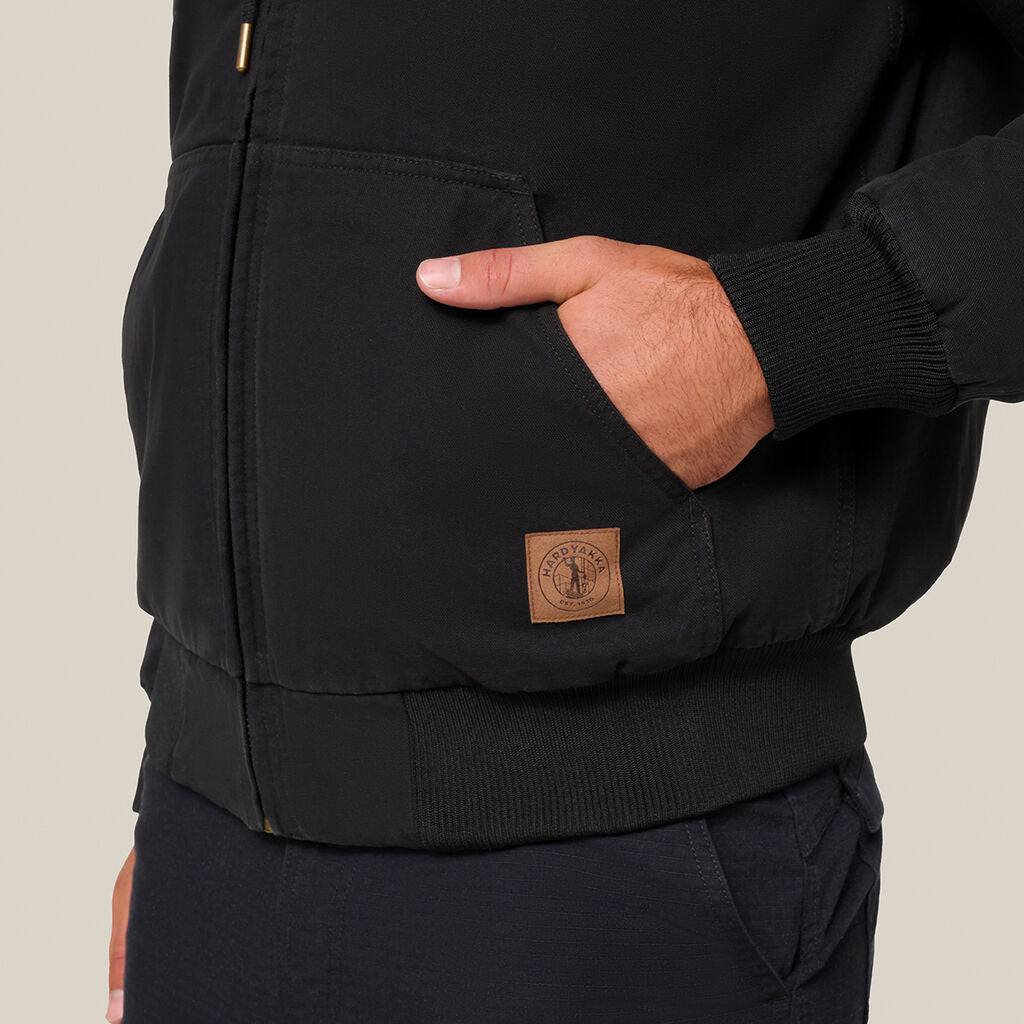 Hard Yakka Heritage Canvas Bomber Jacket (Y06124)