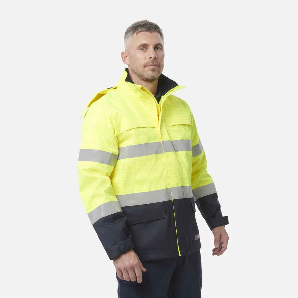King Gee Shieldtec FR Wet Weather Jacket PPE3 (Y06730)