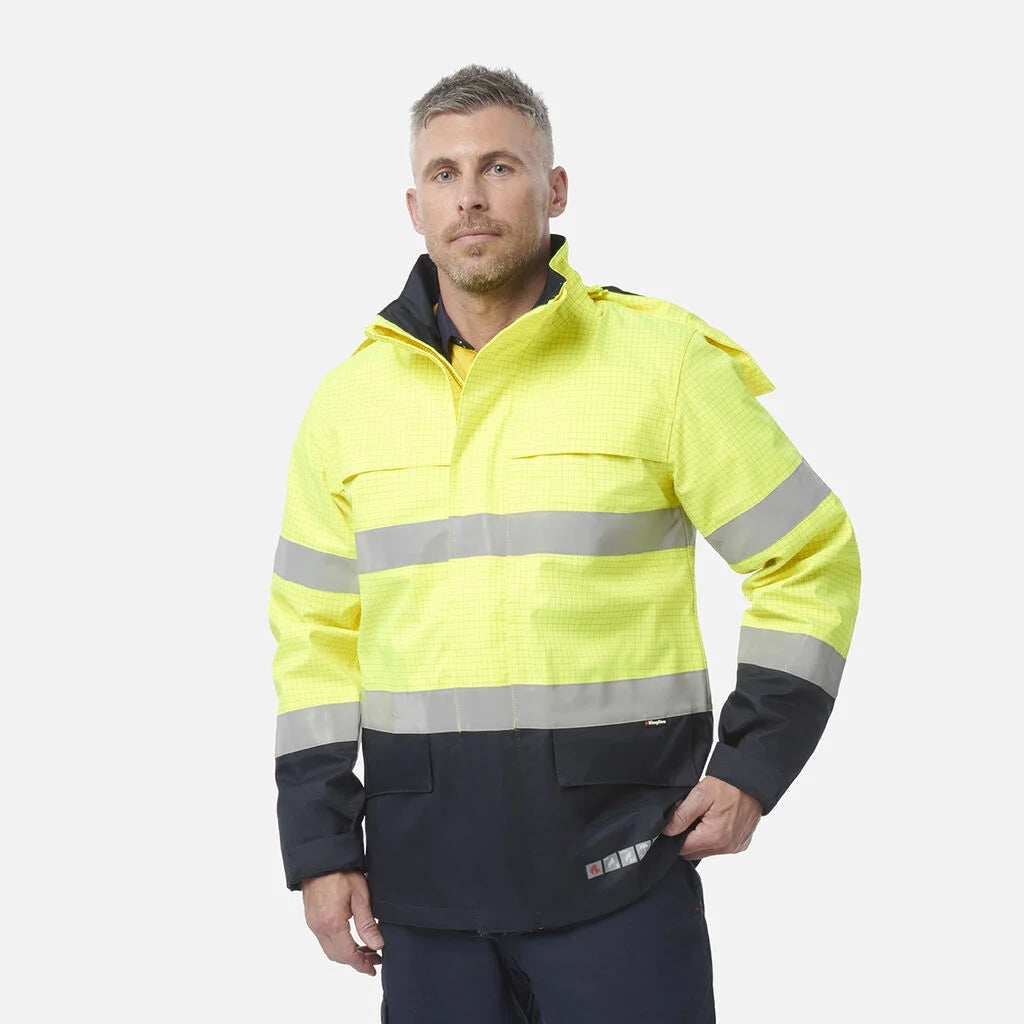 King Gee Shieldtec FR Wet Weather Jacket PPE3 (Y06730)