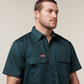 Hard Yakka Short Sleeve Closed Front Cotton Drill Work Shirt (Y07540)