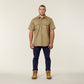 Hard Yakka Short Sleeve Closed Front Cotton Drill Work Shirt (Y07540)