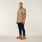 Hard Yakka Short Sleeve Closed Front Cotton Drill Work Shirt (Y07540)