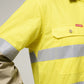 Hard Yakka Core Hi-Vis Long Sleeve 2 Tone Taped Vented Cotton Shirt (Y07940)