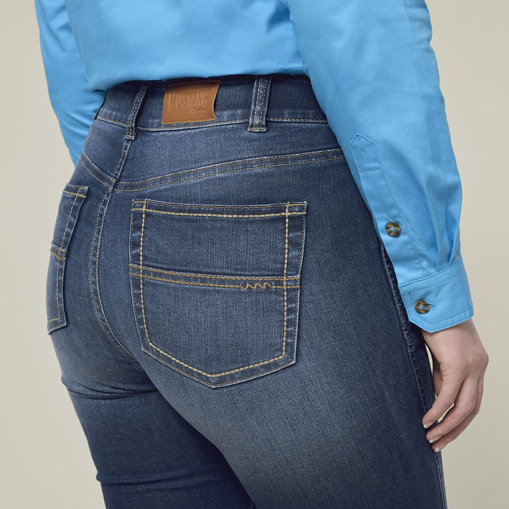 Hard Yakka Women's Mustang Bootcut Jeans (Y08107)