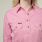 Hard Yakka Women'S Heritage Closed Front Drill Shirt (Y08399)
