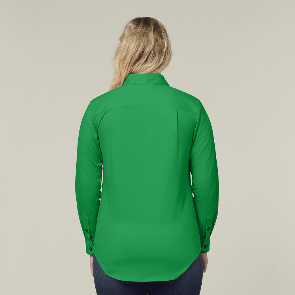 Hard Yakka Women'S Heritage Closed Front Drill Shirt (Y08399)