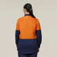 Hard Yakka Women's Long Sleeve Hi Vis 2 Tone Vented Shirt (Y08423)