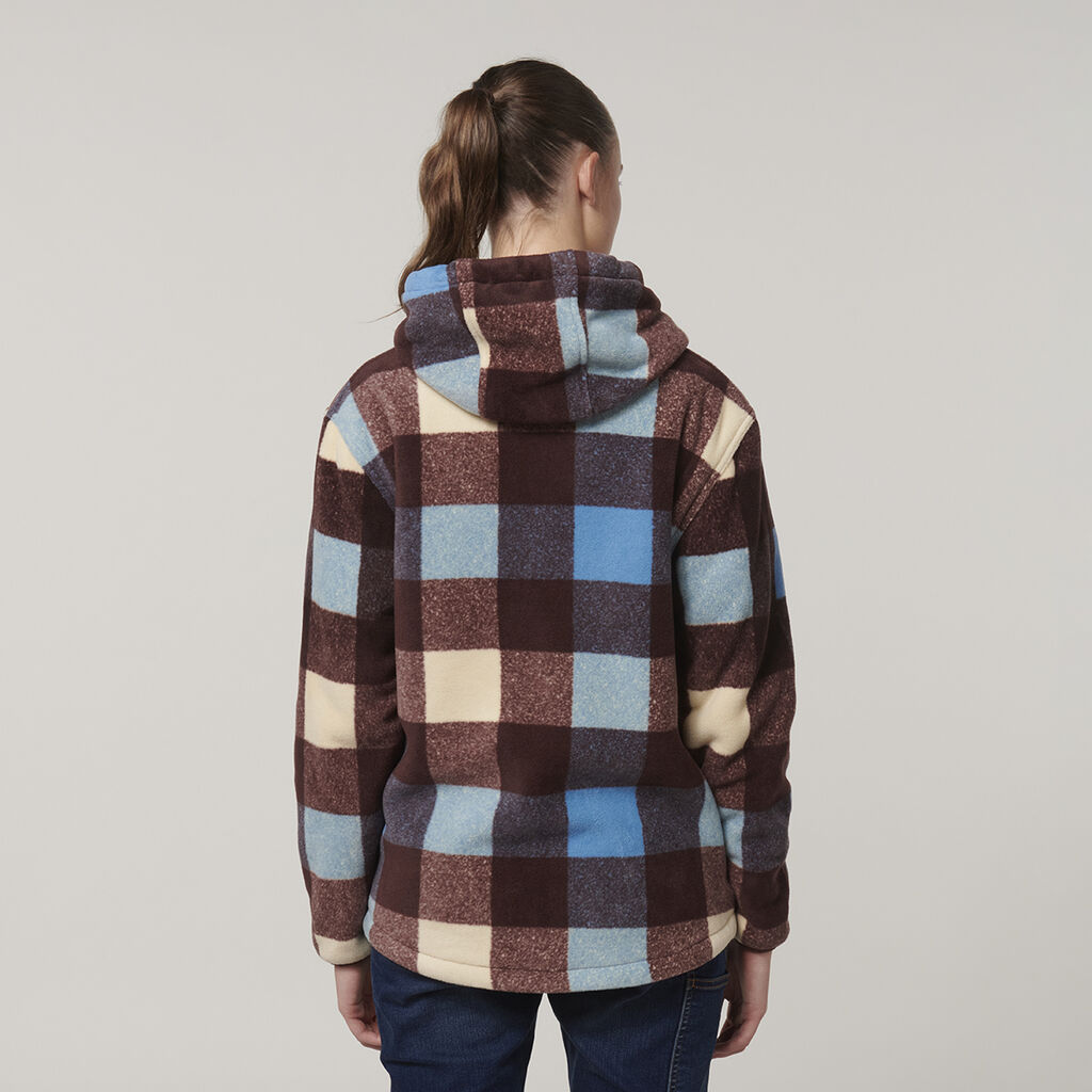 Hard Yakka Womens Check Zoodie - (Y08522)