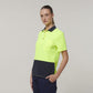 Hard Yakka Womn's Short Sleeve Hi Vis Polo (Y08601)