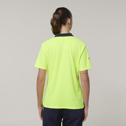 Hard Yakka Women's Short Sleeve Hi Vis Polo (Y08601)