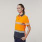 Hard Yakka Womn's Short Sleeve Hi Vis Taped Polo (Y08602)