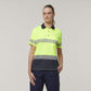 Hard Yakka Womn's Short Sleeve Hi Vis Taped Polo (Y08602)