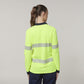 Hard Yakka Women's Long Sleeve Hi Vis Taped Polo (Y08604)