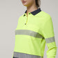 Hard Yakka Women's Long Sleeve Hi Vis Taped Polo (Y08604)