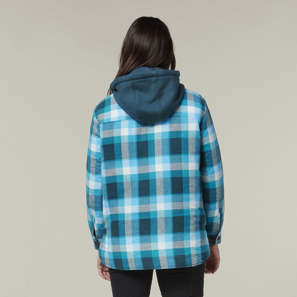 Hard Yakka Women's Quilted Shacket (Y08748)