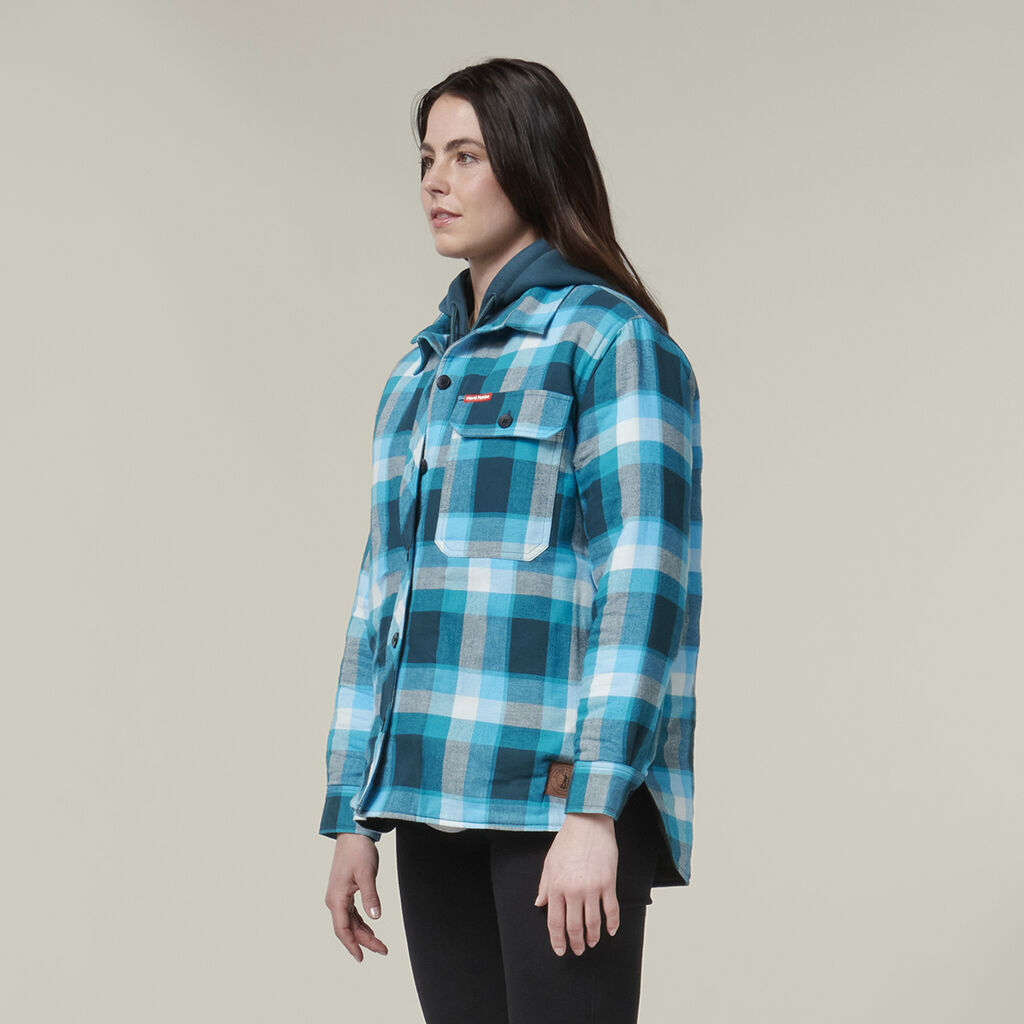 Hard Yakka Women's Quilted Shacket (Y08748)