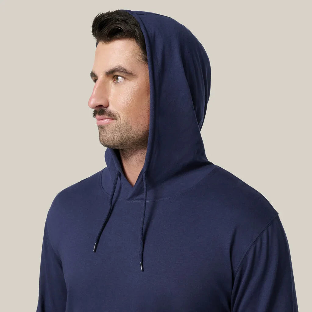 Hard Yakka Heritage Long Sleeve Tee With Hood (Y11244)
