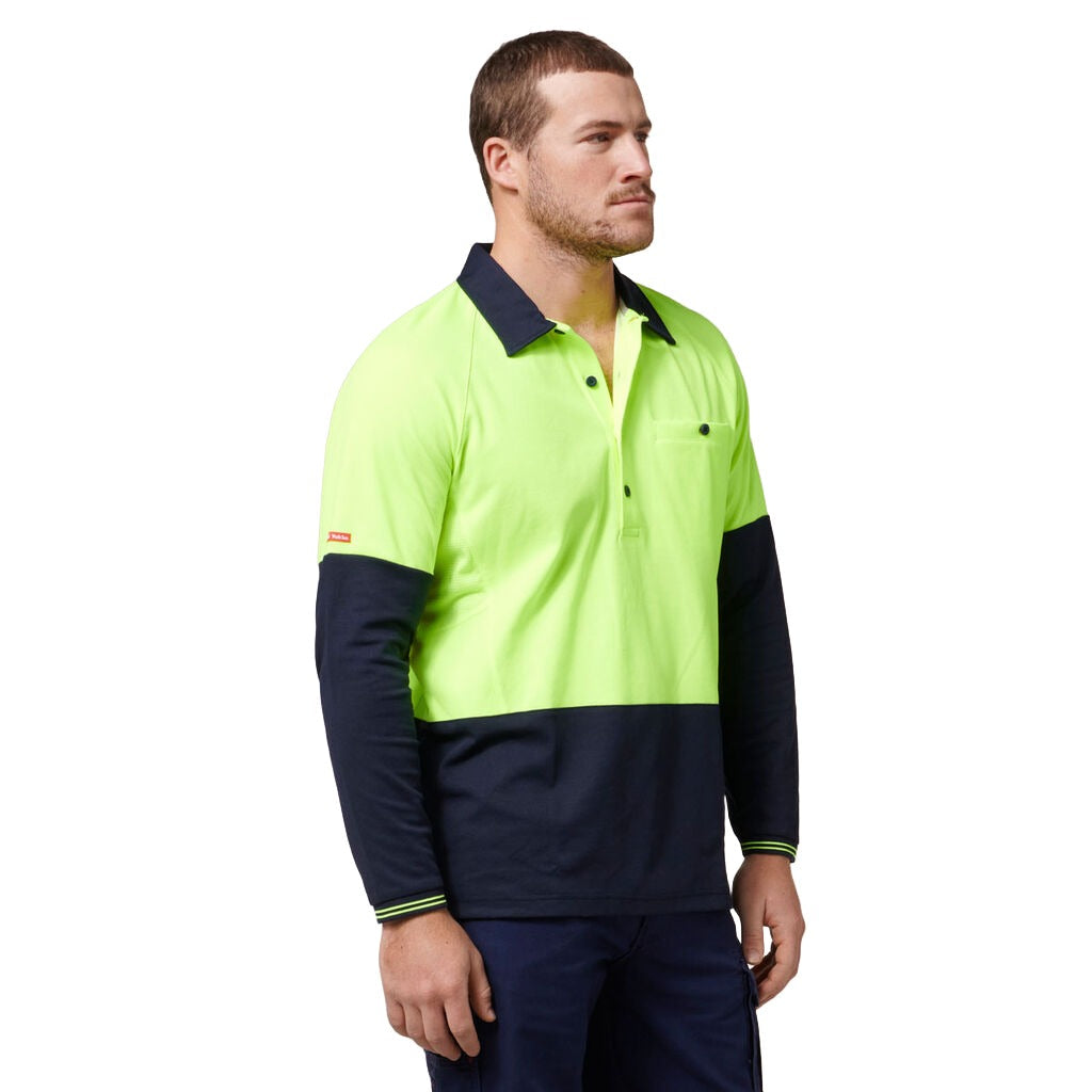 Hard Yakka Pique Long Sleeve Polo Shirt Y11307 main image 1