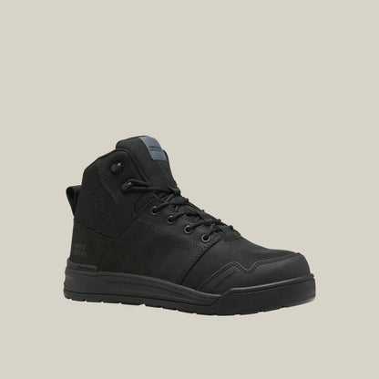 Hard Yakka Evolution Lace Up & Side Zip 5 Inch Steel Toe Safety Boot (Y60123)