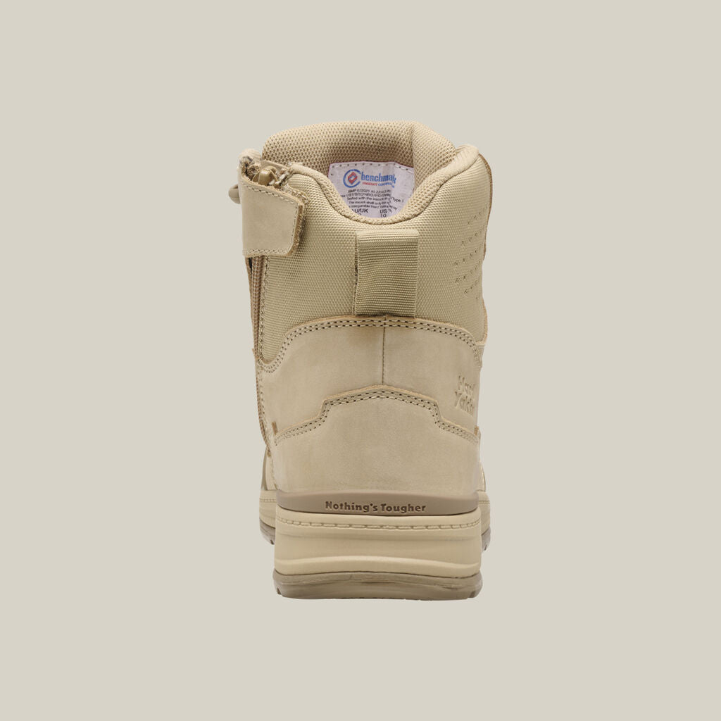 Hard Yakka Evolution Lace Up & Side Zip 6 Inch Steel Toe Safety Boot (Y60139)