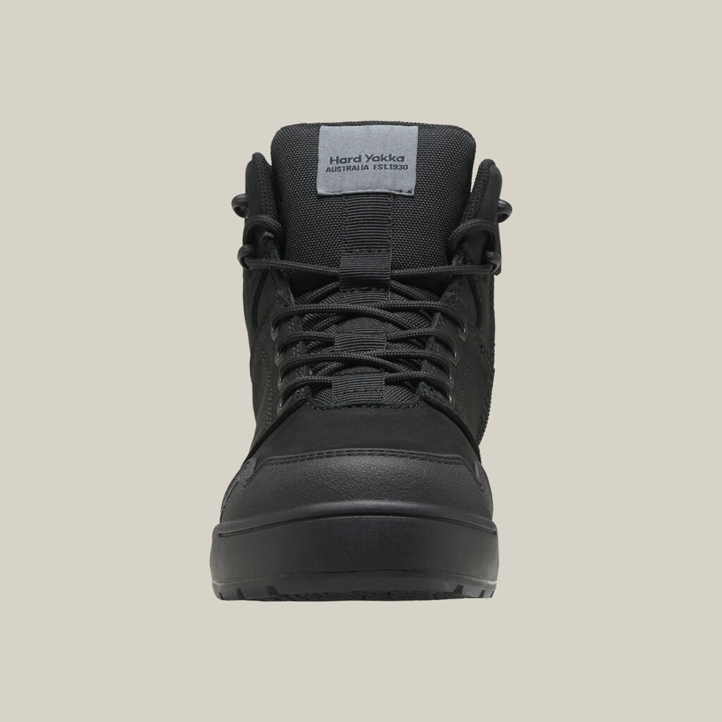 Hard Yakka Women's Evolution Lace Up & Side Zip 5 Inch Steel Toe Safety Boot (Y60148)