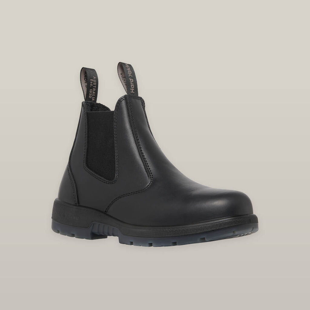 Hard Yakka Outblack Pull On Steel Toe PR Safety Boot - Black (Y60175)