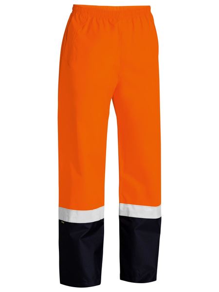 Bisley Taped Two Tone Hi Vis Shell Rain Pant-(BP6965T)