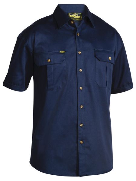 Bisley Original Cotton Drill Shirt  Short Sleeve (BS1433)