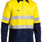 Bisley 3m Taped 2 Tone Hi Vis Mens Industrial Cool Vent Shirt (BS6448T)