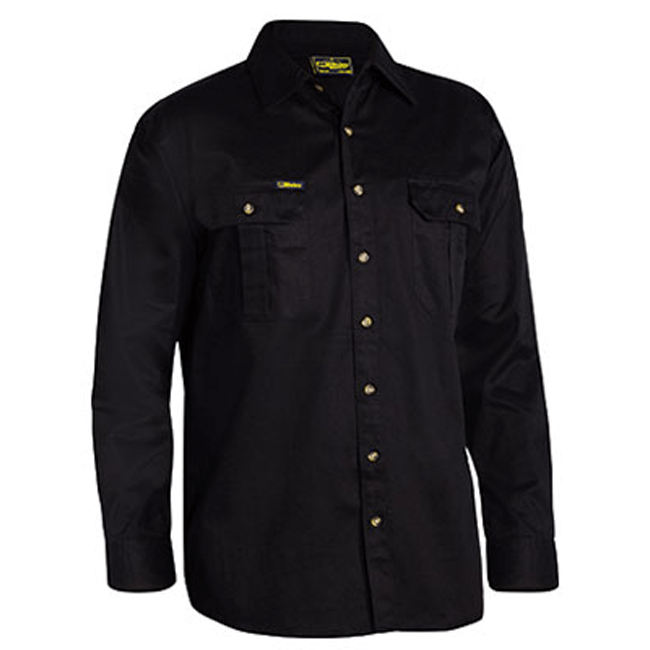 Bisley Original Cotton Drill Shirt  Long Sleeve (BS6433)