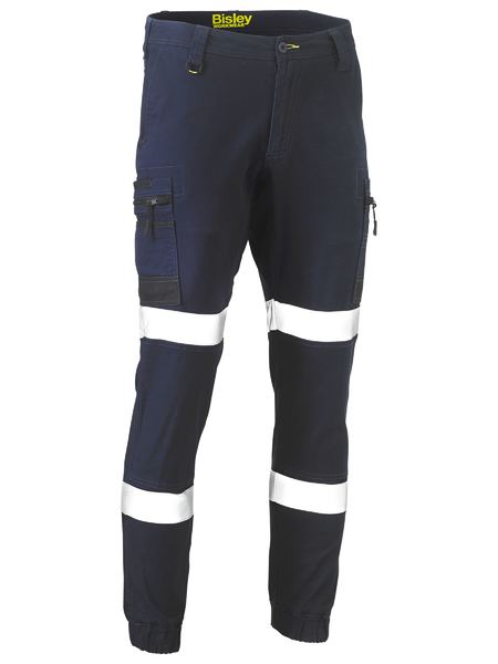 Bisley Flex And Move Taped Stretch Cargo Cuffed Pants (BPC6334T)
