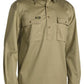 Bisley Closed Front Cotton Drill Shirt  Long Sleeve (BSC6433)