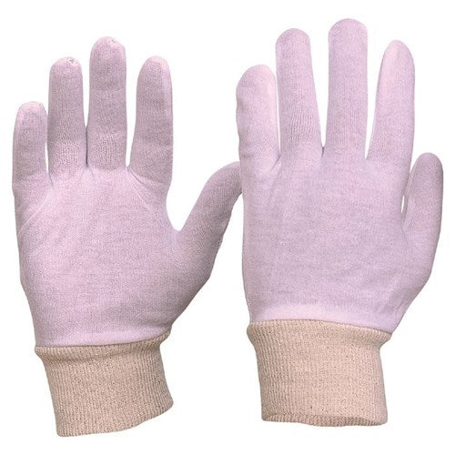 Pro Choice Interlock Poly/Cotton Liner, Knitted Wrist Pair of 12 (342CLKW)