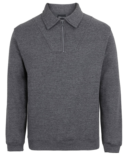 JB's Adults Half Zip Fleecy Sweat (3FSZ)
