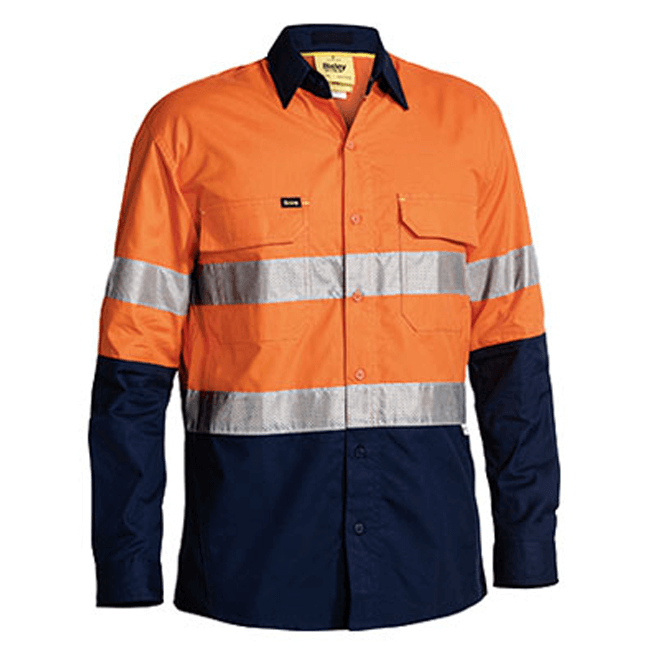 Bisley X Airflow Taped Hi Vis Ripstop Shirt-(BS6415T)