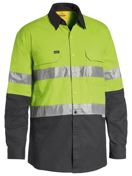 Bisley X Airflow Taped Hi Vis Ripstop Shirt-(BS6415T)