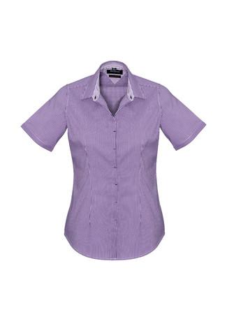 Biz Corporate Newport Ladies Short Sleeve Shirt (42512)