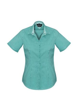 Biz Corporate Newport Ladies Short Sleeve Shirt (42512)