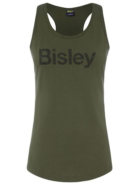 Bisley Women's Cotton Logo Singlet - (BKSL063)