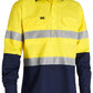 Bisley X Airflow Closed Front Taped Hi Vis Ripstop Shirt (BSC6415T)