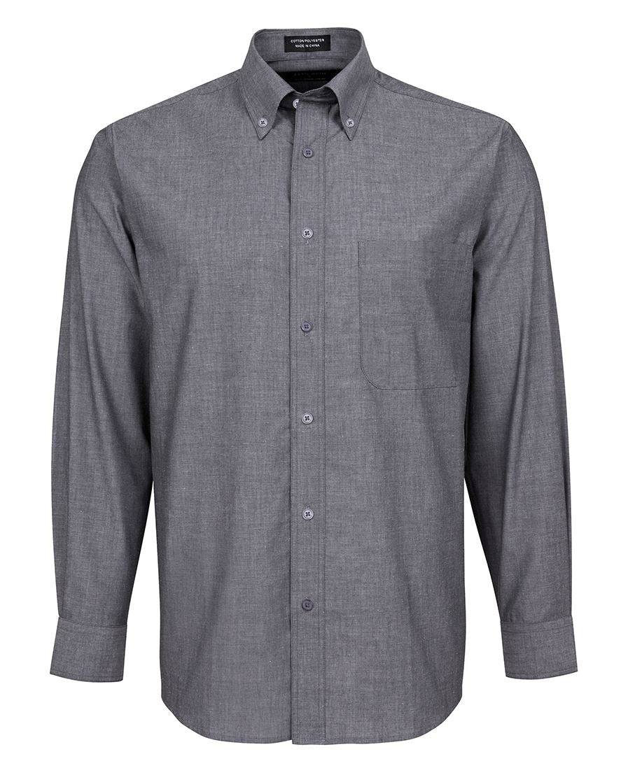 JB's Long Sleeve Fine Chambray Shirt (4FC)