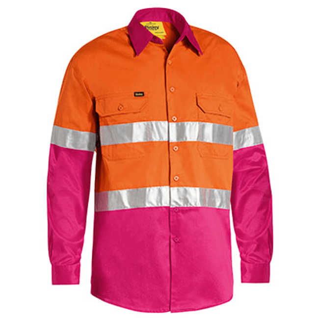 Bisley 3M Taped Cool Hi Vis Light Weight Shirt (BS6696T