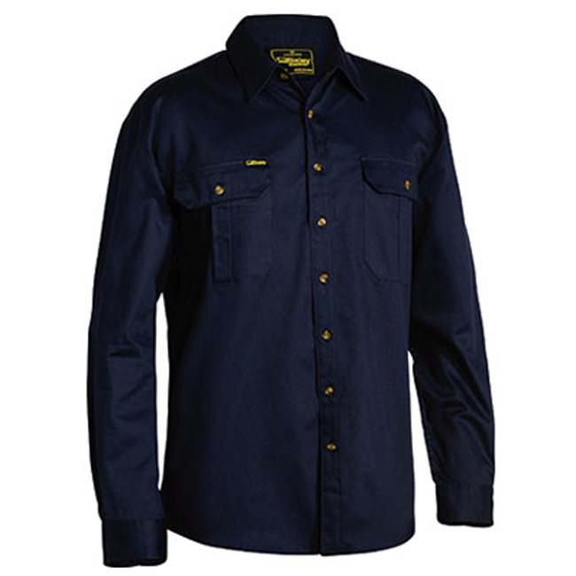 Bisley Original Cotton Drill Shirt  Long Sleeve (BS6433)