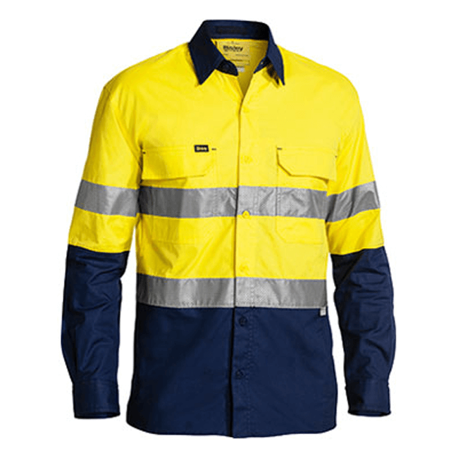 Bisley X Airflow Taped Hi Vis Ripstop Shirt-(BS6415T)